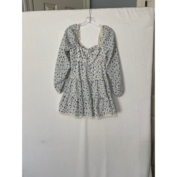 Altar'd State Joanna Sz Lg Floral Babydoll Mini Dress Romantic Cottagecore NWT - Picture 4 of 9
